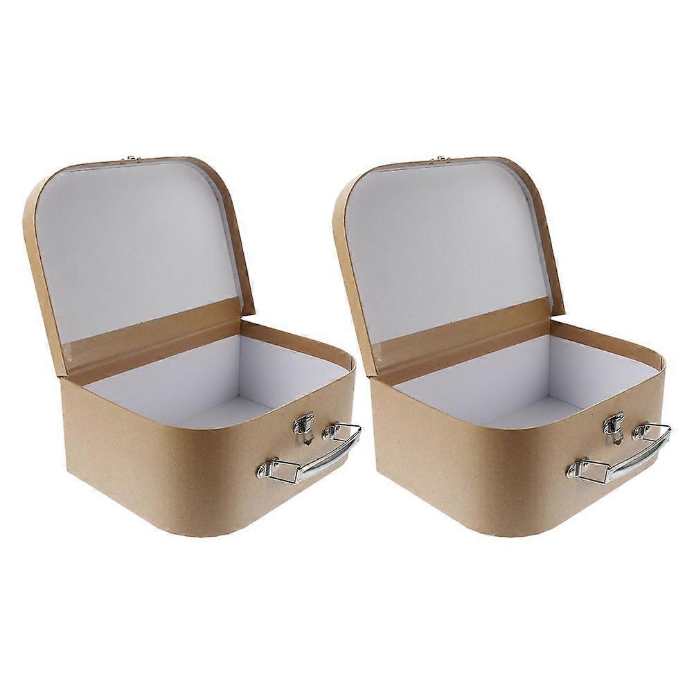 Paper Storage Box Trinket Case for Storage Use 6Pcs with Handle