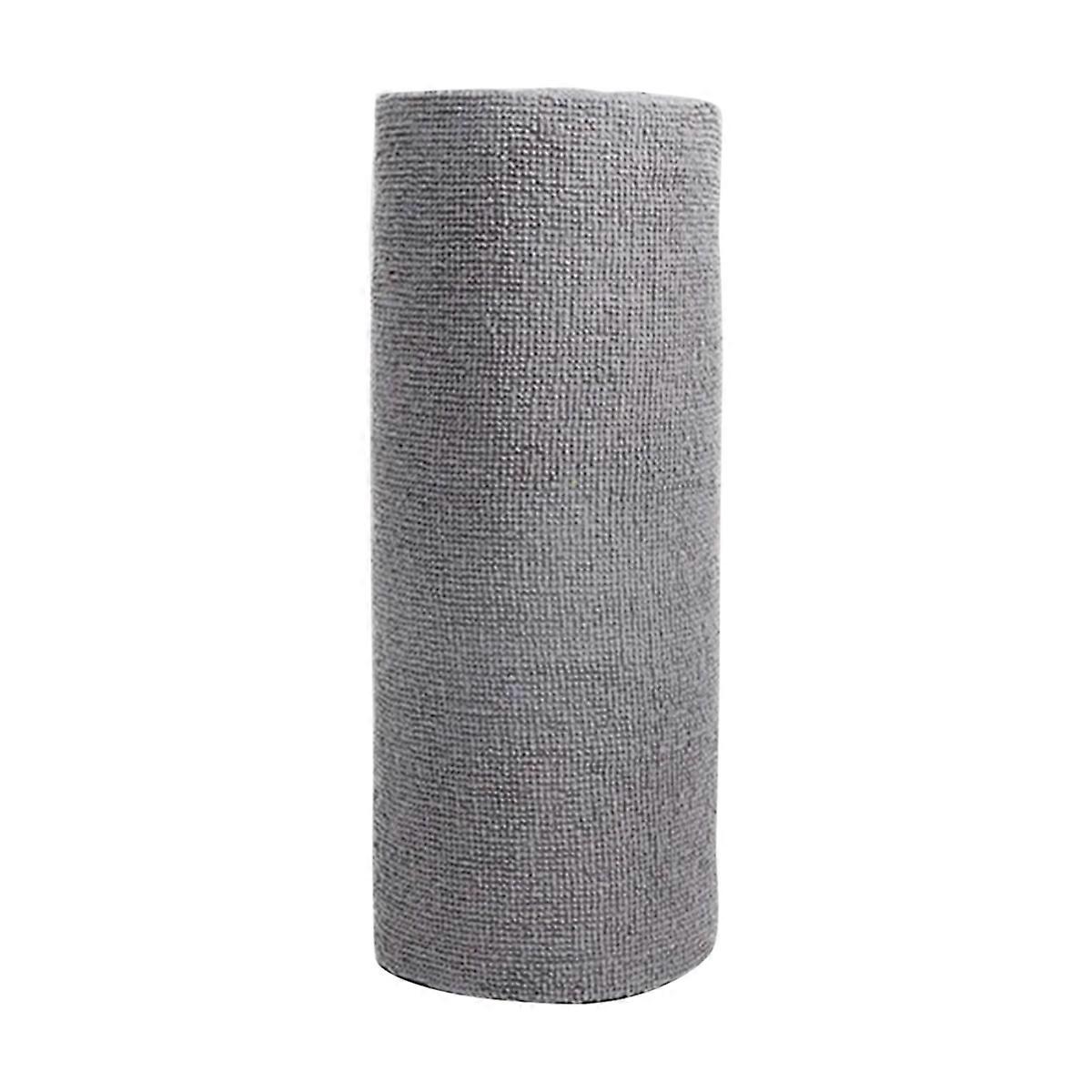 Household ,Microfiber Towel Rolls Dish Rags Wash,Gray