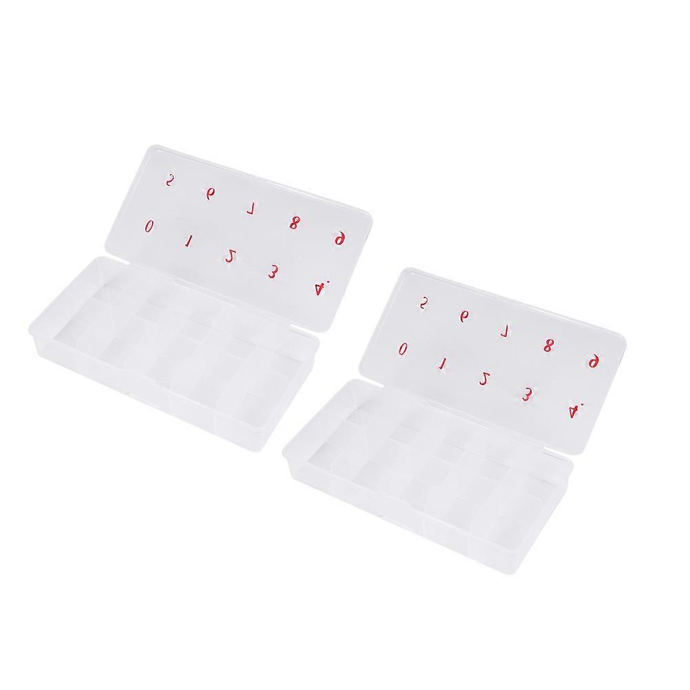 Nail Art Storage Container for Manicure Tools and Supplies 6Pcs
