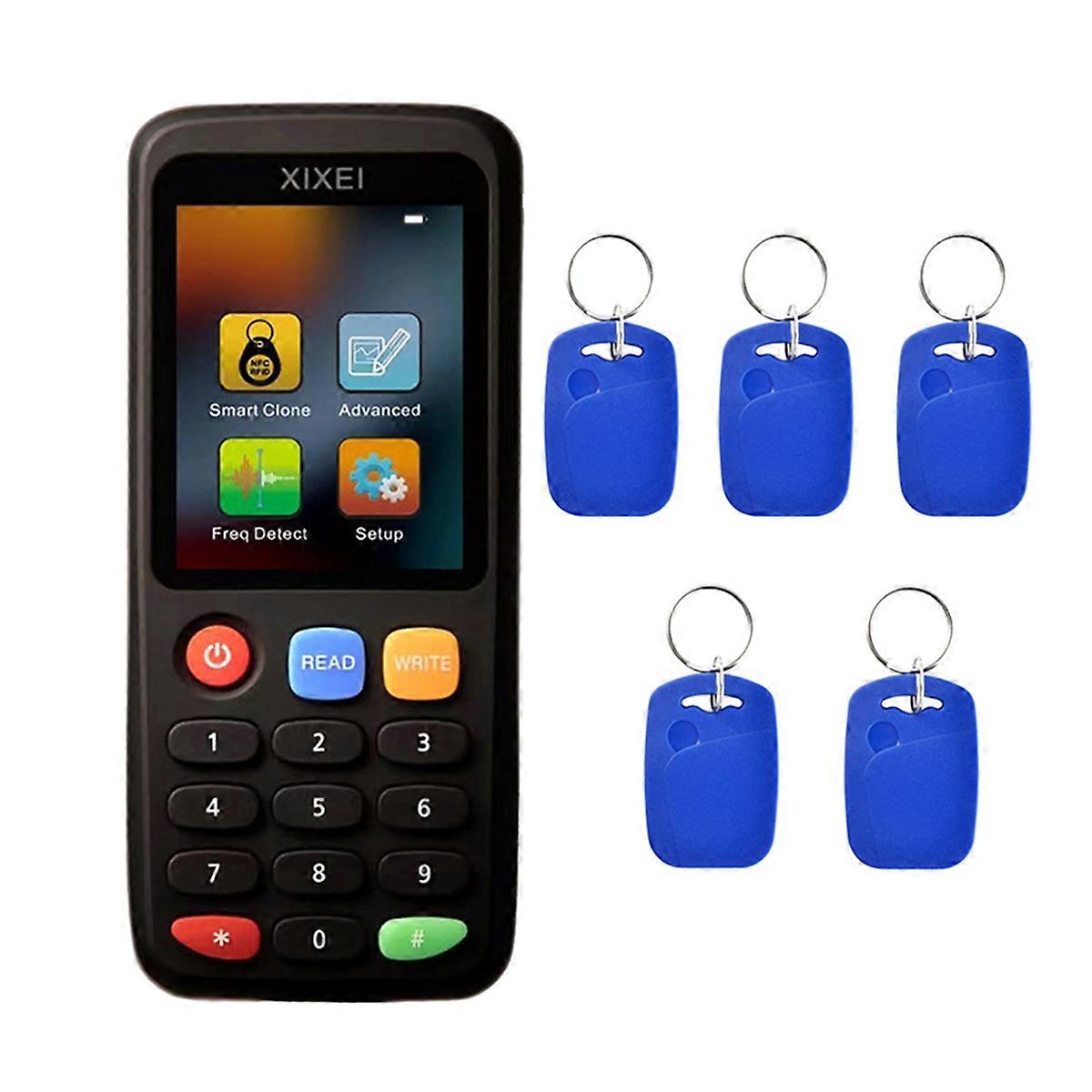 X7 NFC Decoder Duplicator Smart Card Reader Writer 125KHz 13.56MHz Badge Clone Card Key Machine Cop