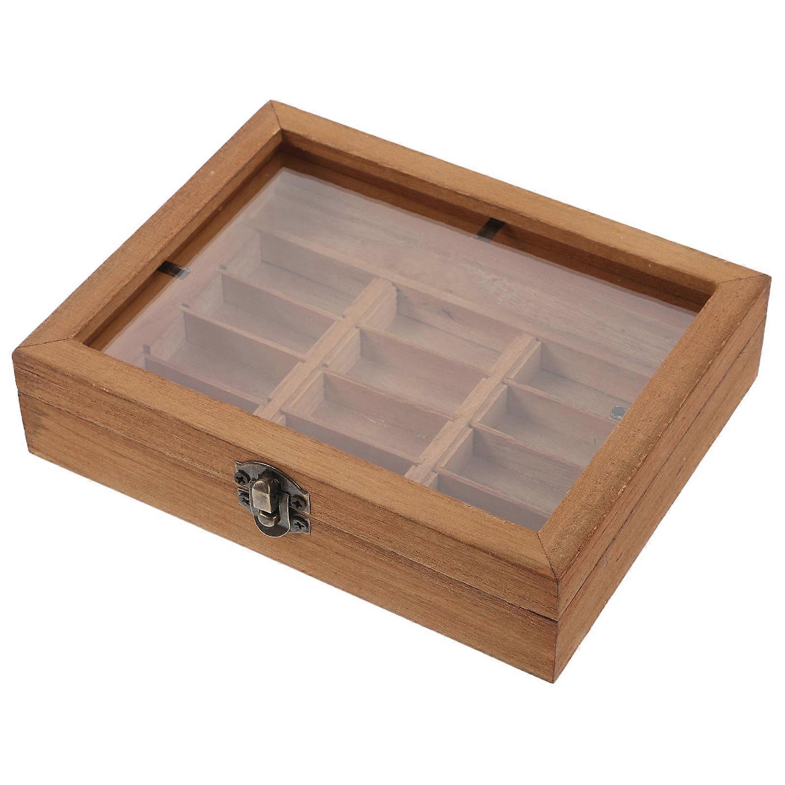 Miniature Dollhouse Book Case for Display 2Pcs Light Brown Wood Material