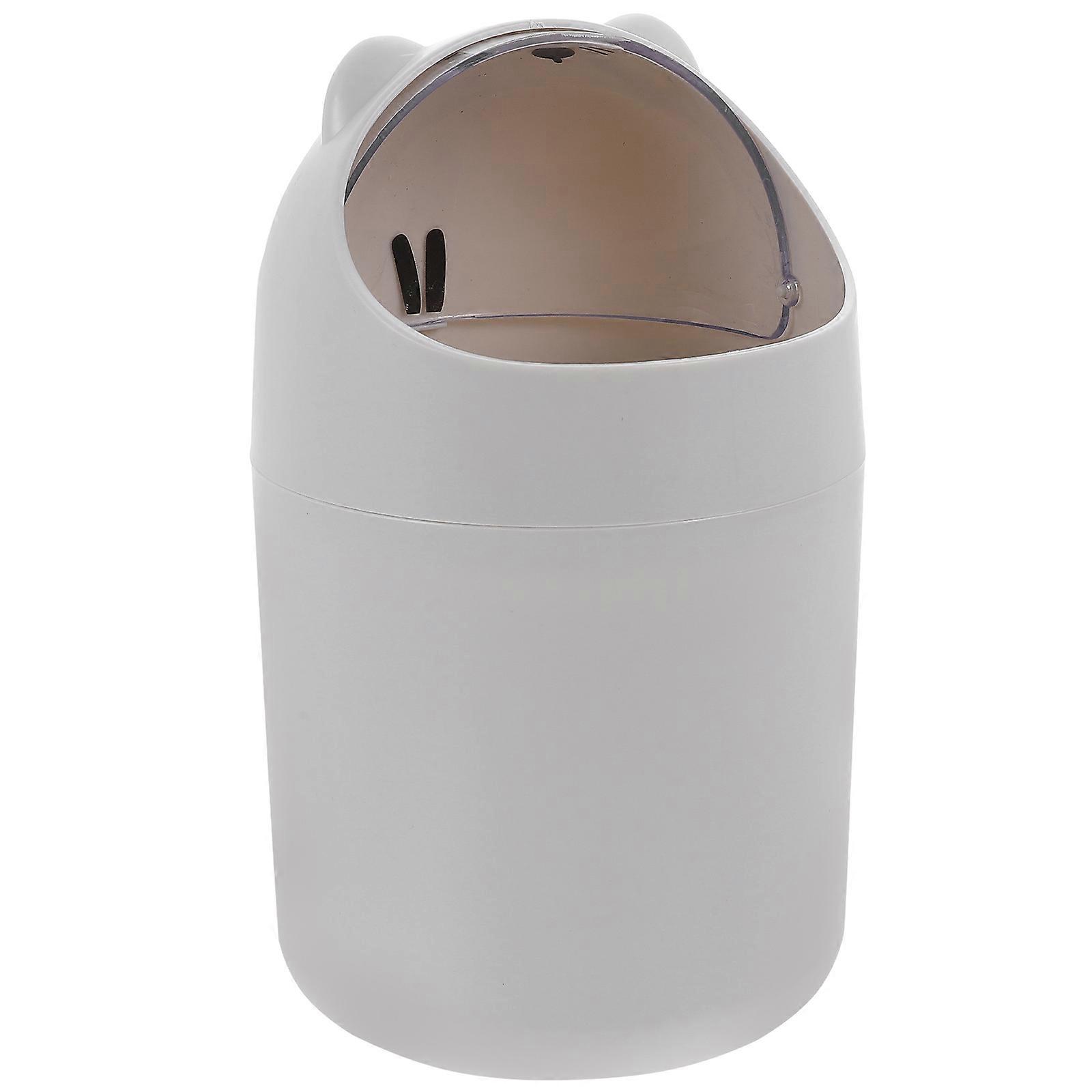 Cartoon Trash Can Desktop Waste Container for Office 3Pcs Mini Garbage Bin