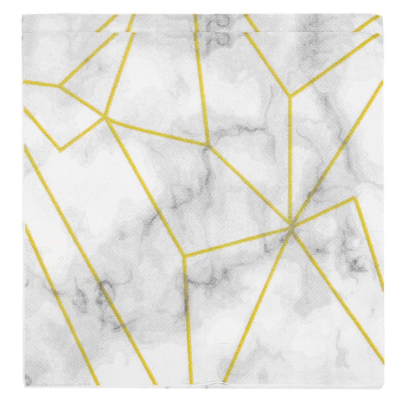 Disposable Napkins 2Pcs Marbled Design Perfect For Parties And Events 17x17CM Premium Table Decor