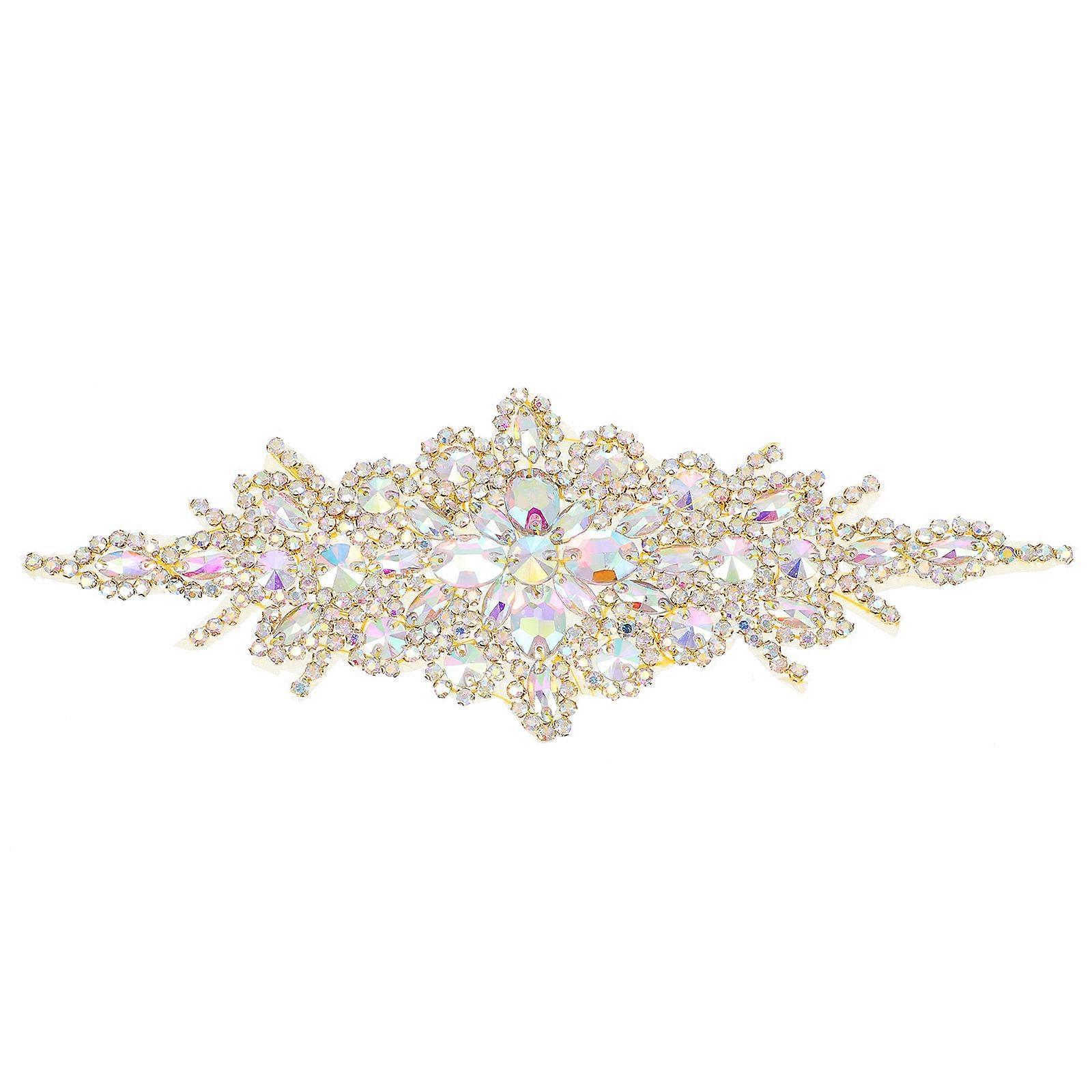 Wedding Rhinestone Belt Applique for Decor 5Pcs Pack