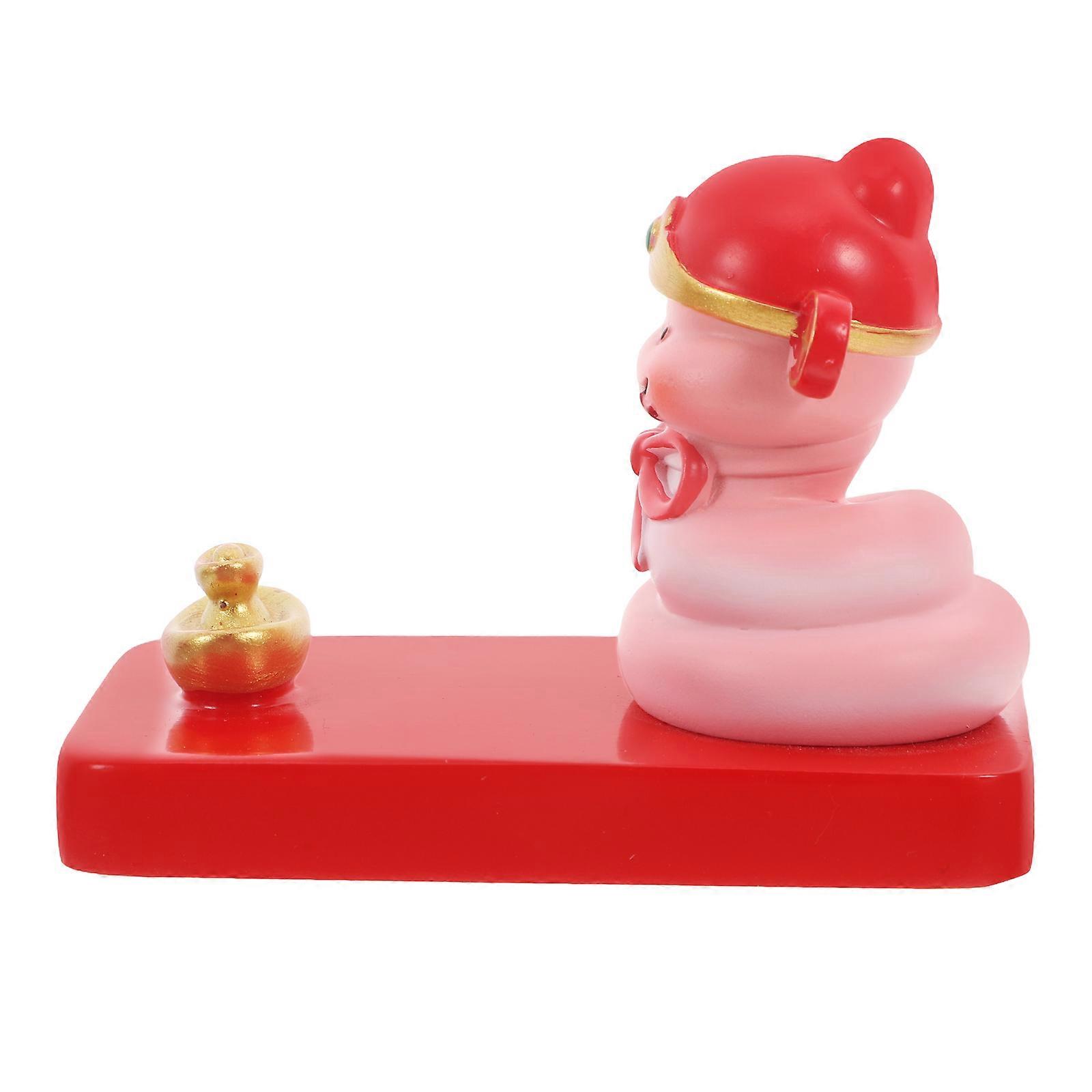 5Pcs Unique Snake Shape Resin Phone Holder For Office Decor Suitable For Home Workspace Material Cute Design