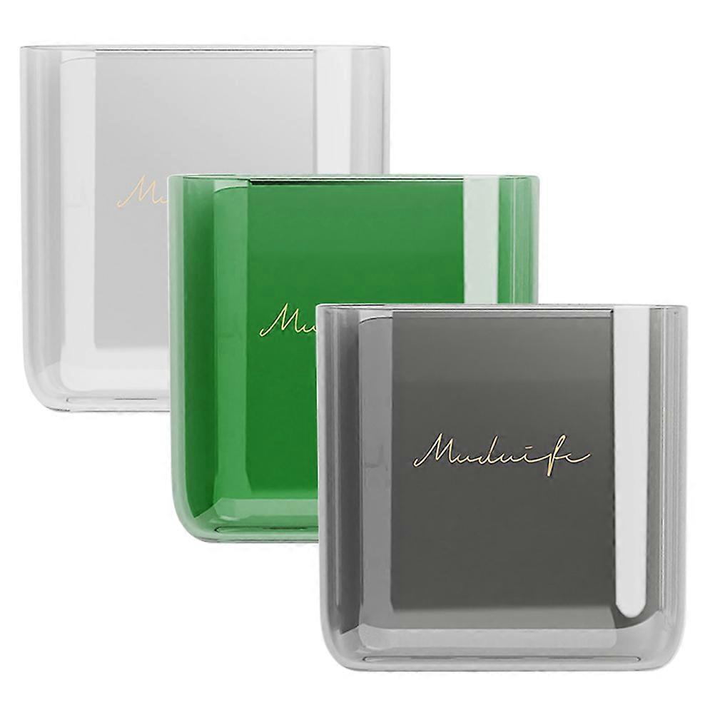 Acrylic Bathroom Organizer Box Wall Mount Storage Box for 9Pcs