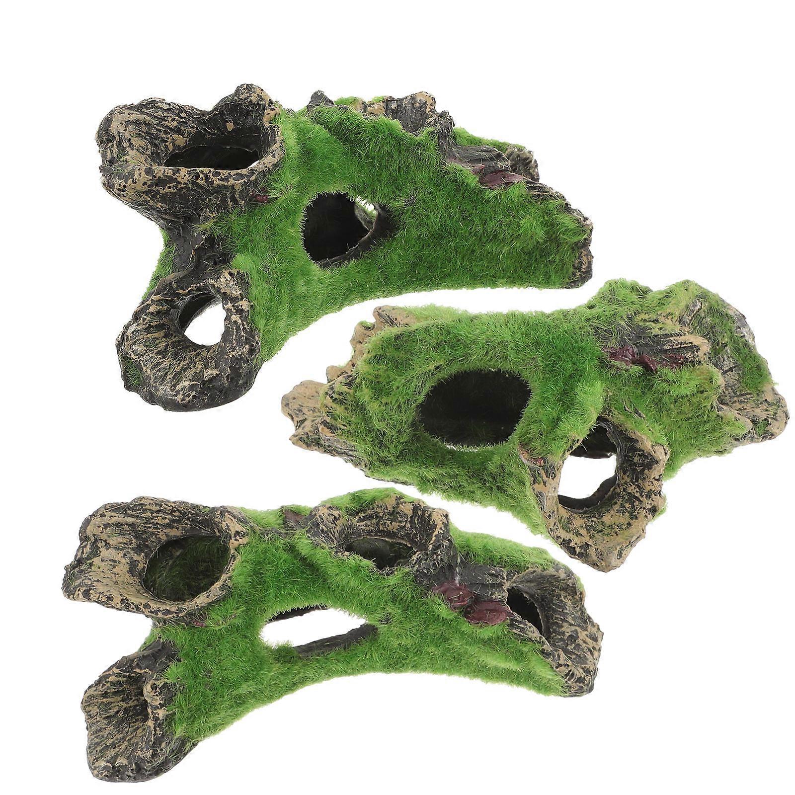 Artificial Tree Trunk for Decor 15Pcs Aquarium Dead-Wood Fish Hideout