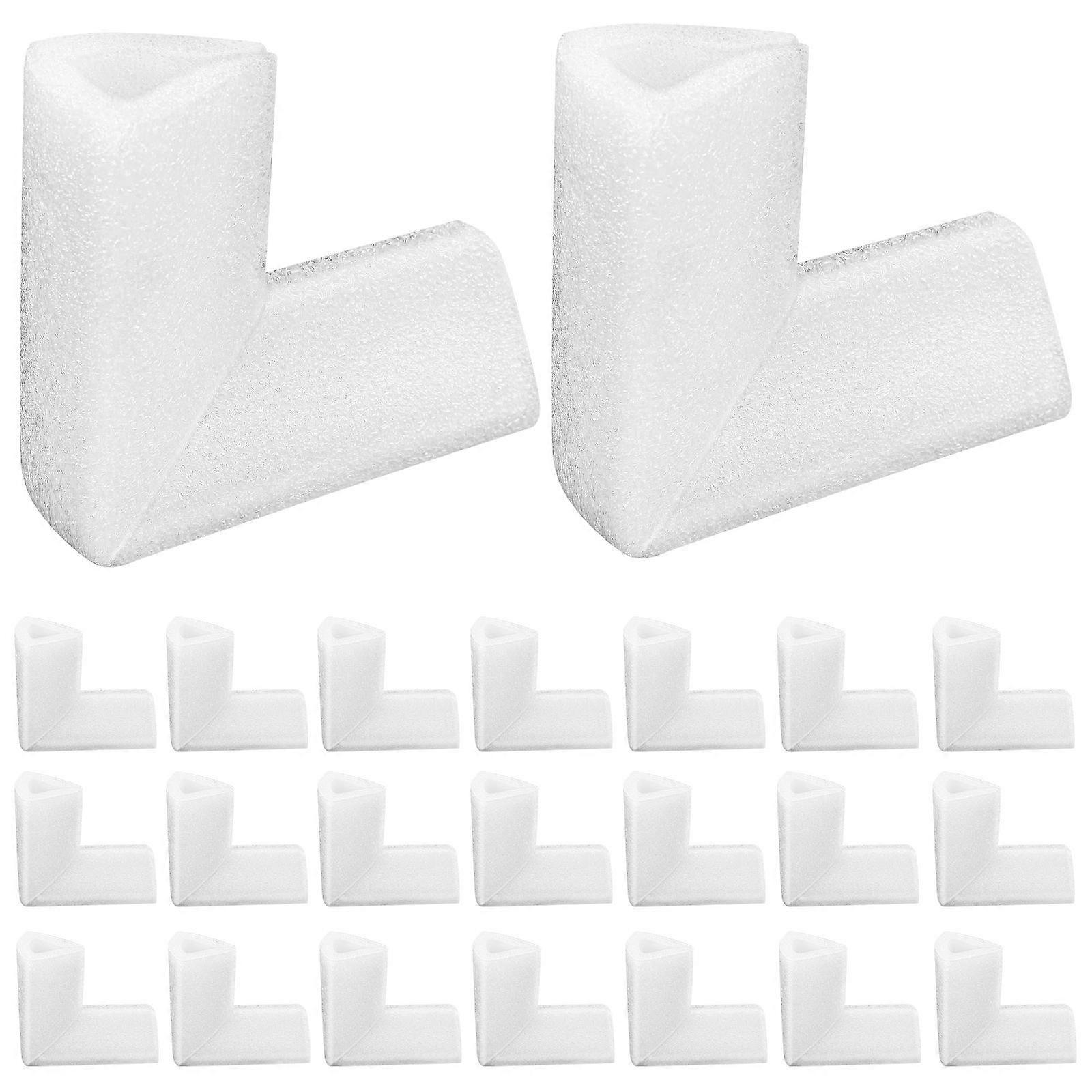 Edge Protector Package Corner Protectors for Moving 48Pcs White Foam