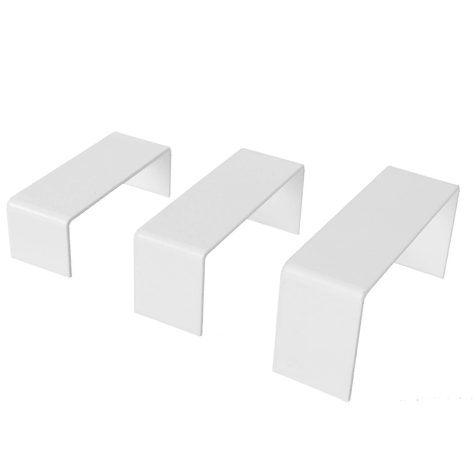 White Acrylic Doll Model Displaying Rack for Displaying 6Pcs Garage Kits