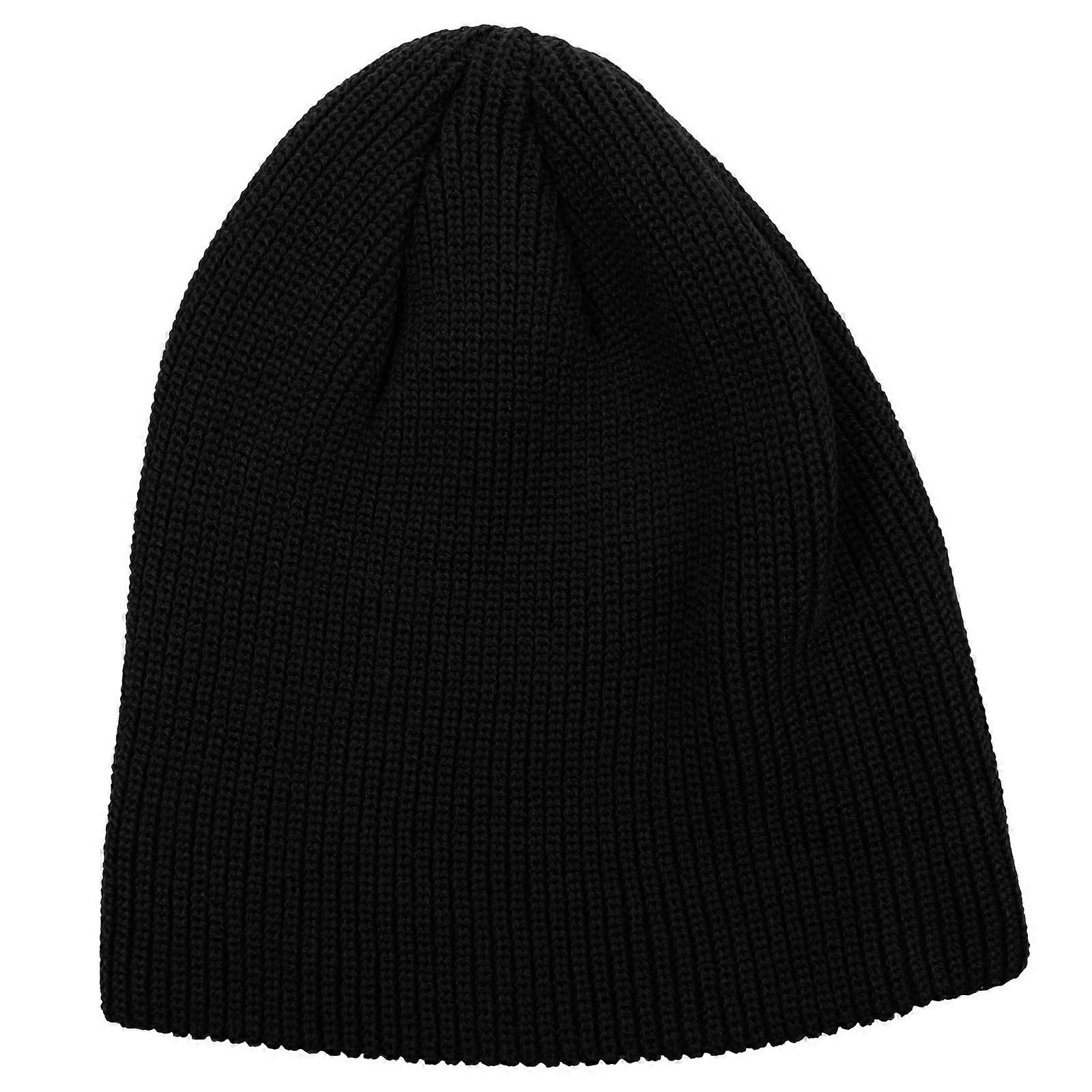 Woolen Hat for Women 1Pcs Black Woolen Cap with Elastic