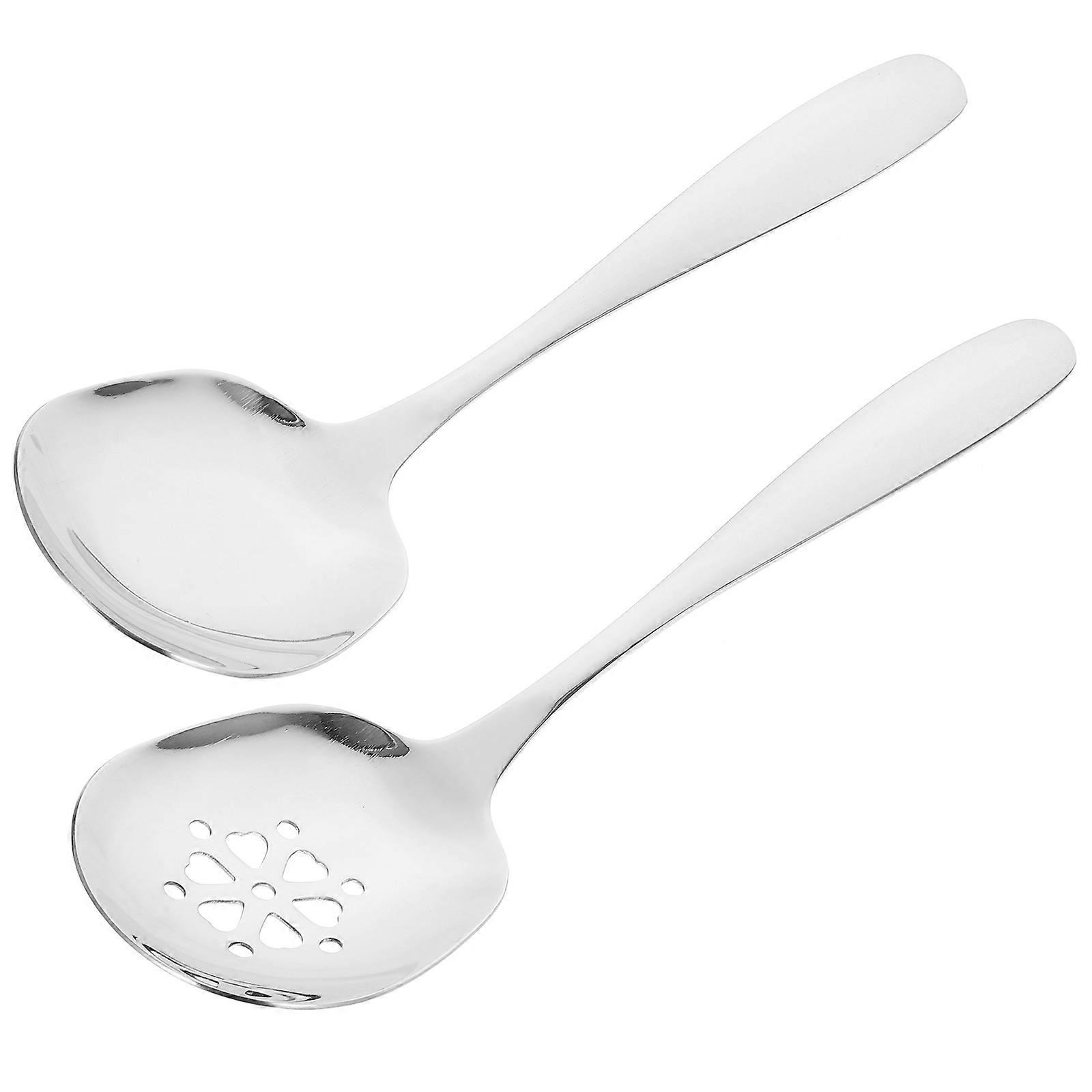 Kitchen Serving Spoons Large Serving Spoons for Restaurant Use 8Pcs