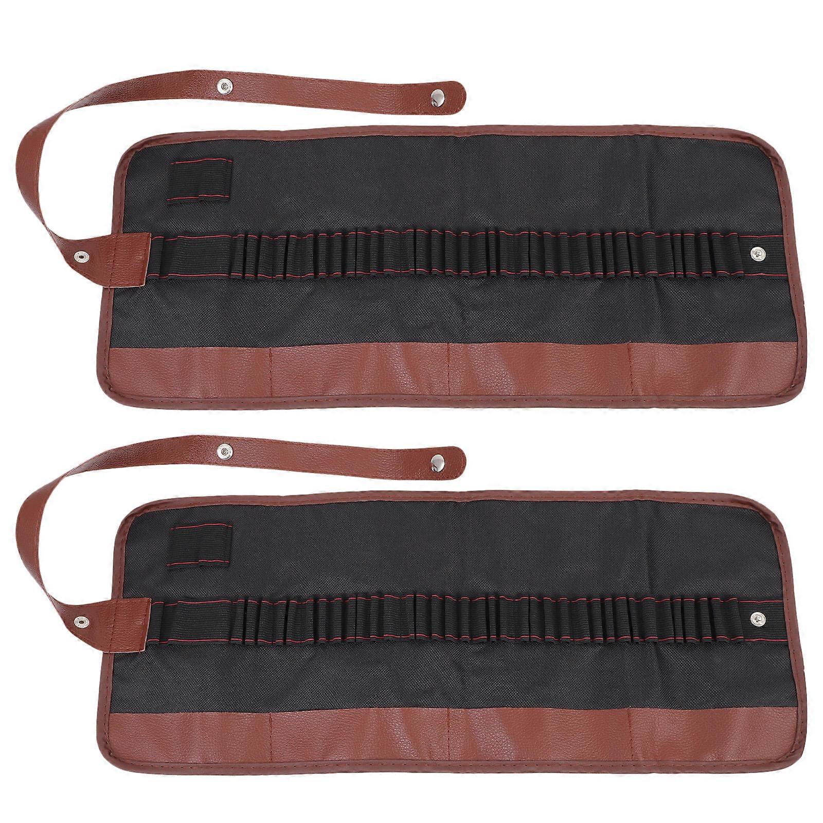 4Pcs Canvas Pencil Roll Bag for Drawing Pencils Storage