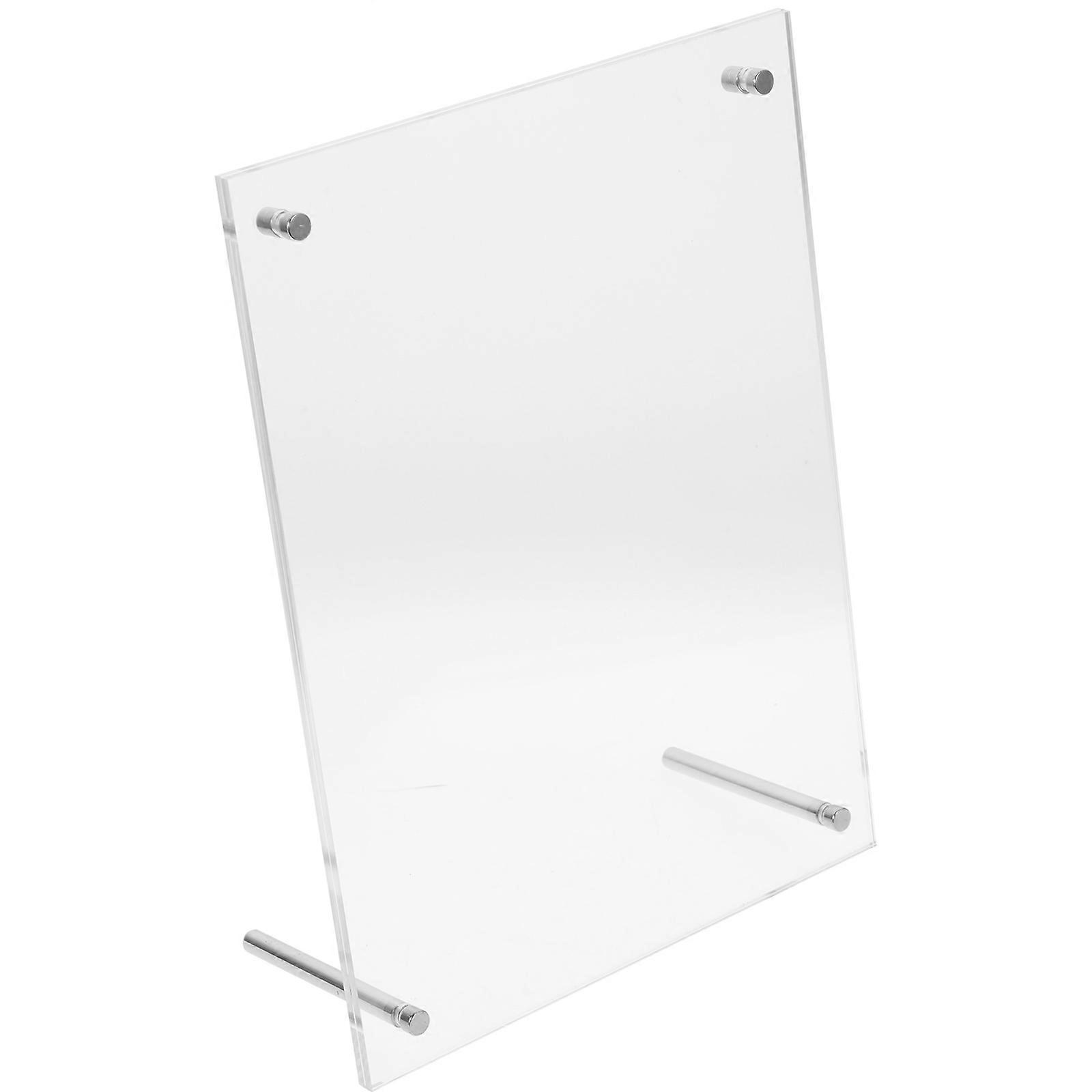 Acrylic Photo Frame Desktop Certificate Frame for Office 4Pcs Pack