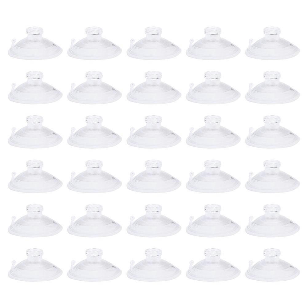 Glass Suction Cups Plastic Transparent for Hanging 90Pcs for Kitchen Decor