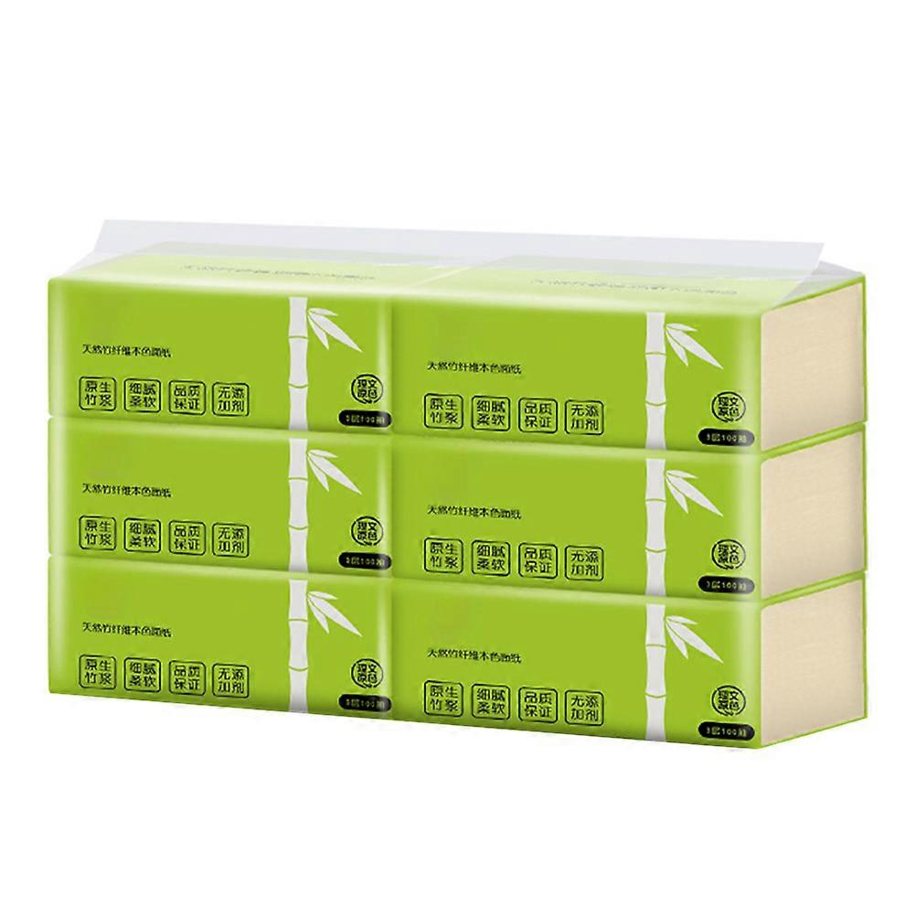 Bamboo Pulp Paper Towels Napkin Toilet Paper for Home 6 Bags