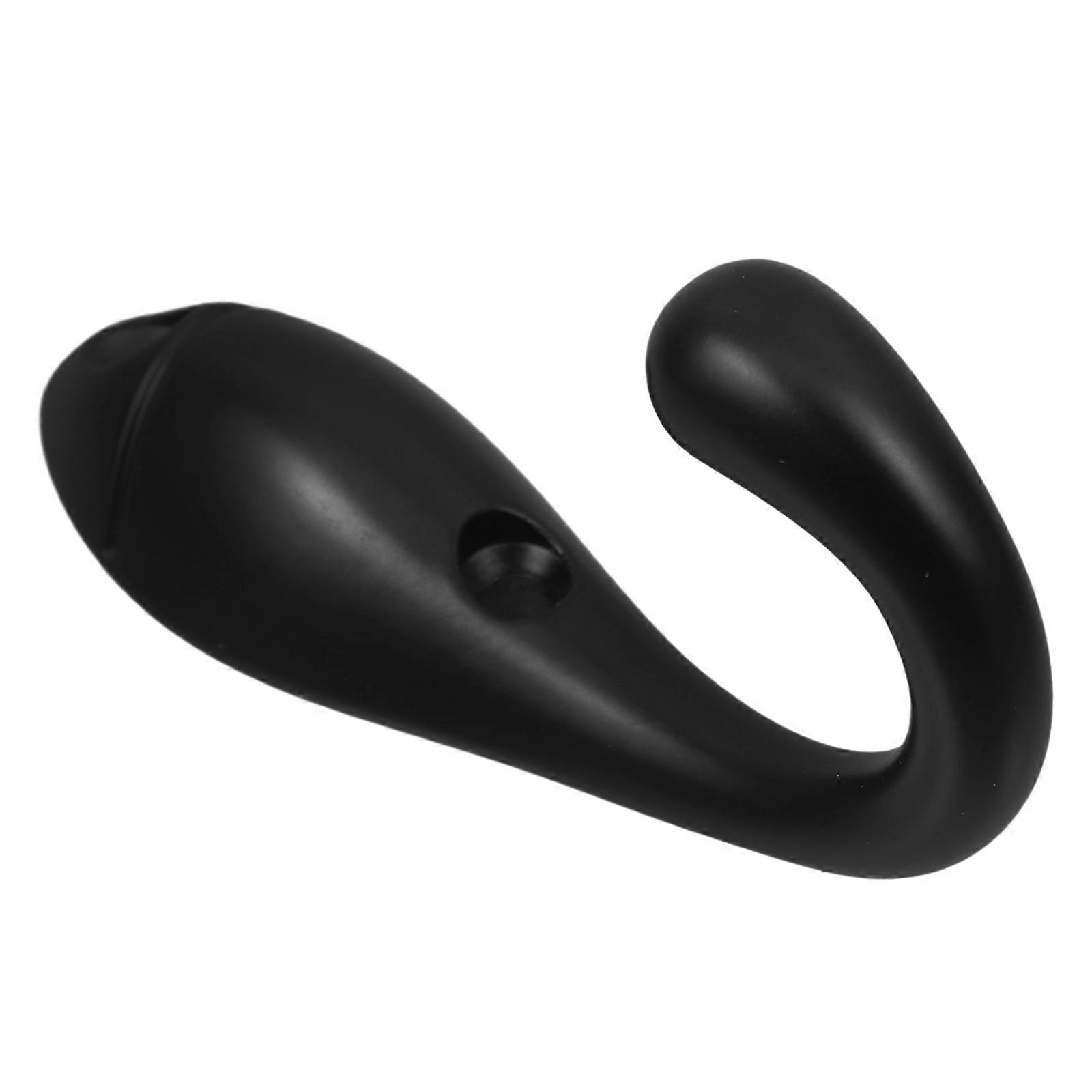 Black Heavy Duty Coat Hooks for Organizing Coats 3Pcs Metal Set