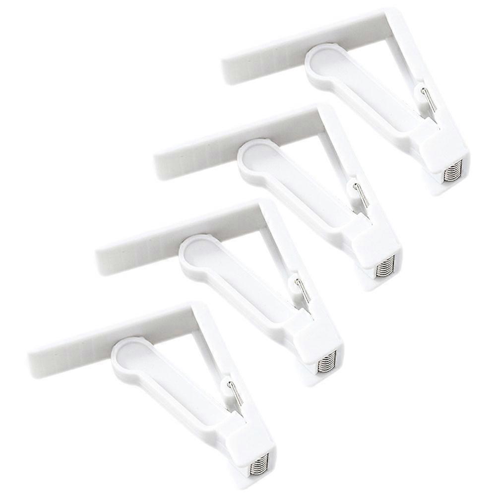 Tablecloth Clamps Adjustable Tablecloth Clips for Fixing Use 8Pcs White