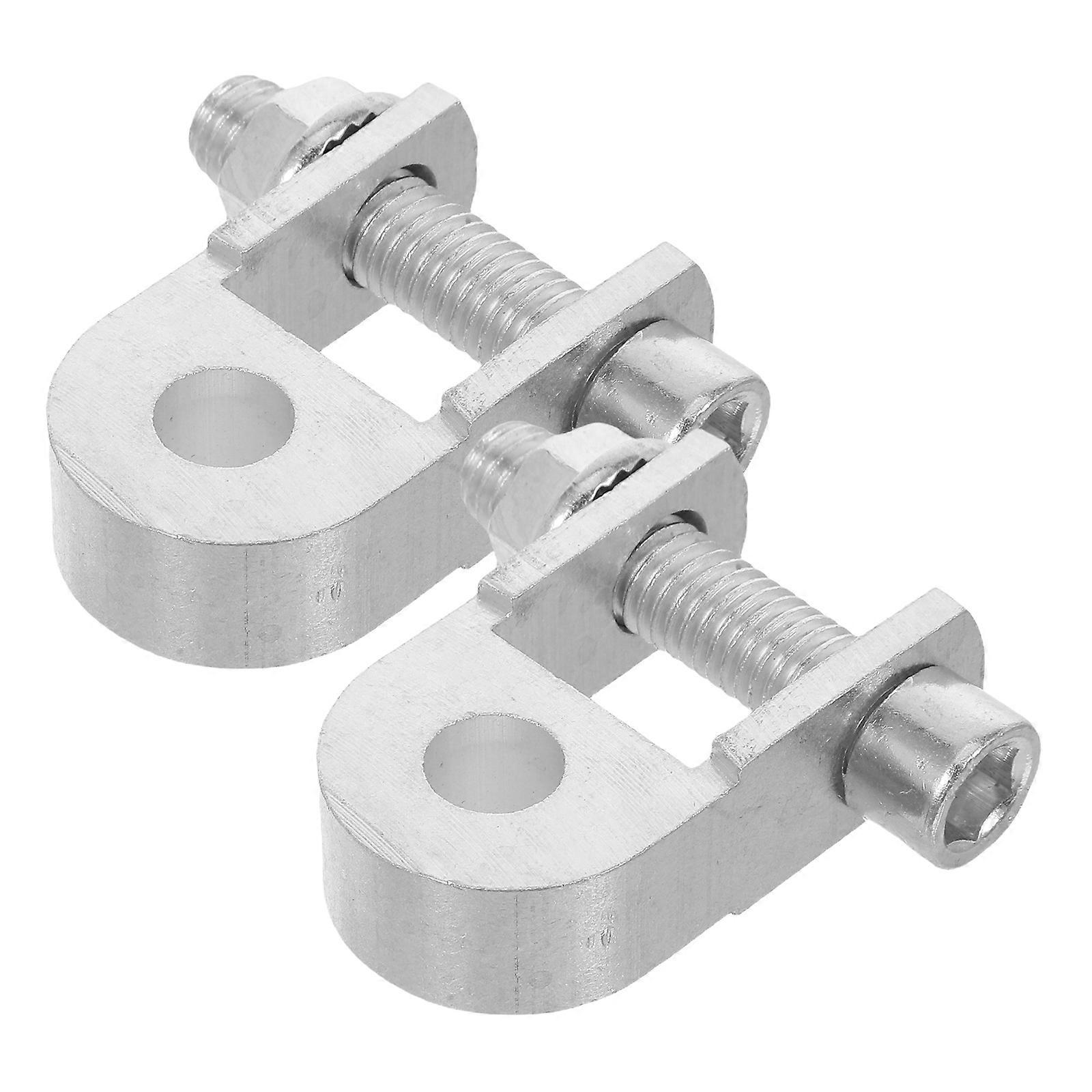 Motorcycle Rear Shock Absorbers Riser Shock Extender for 2Pairs Silver