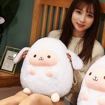 Cuscino Da Viaggio Morbido A Forma Di Scoiattolo – Peluche Bianco Per Bambini (inware)