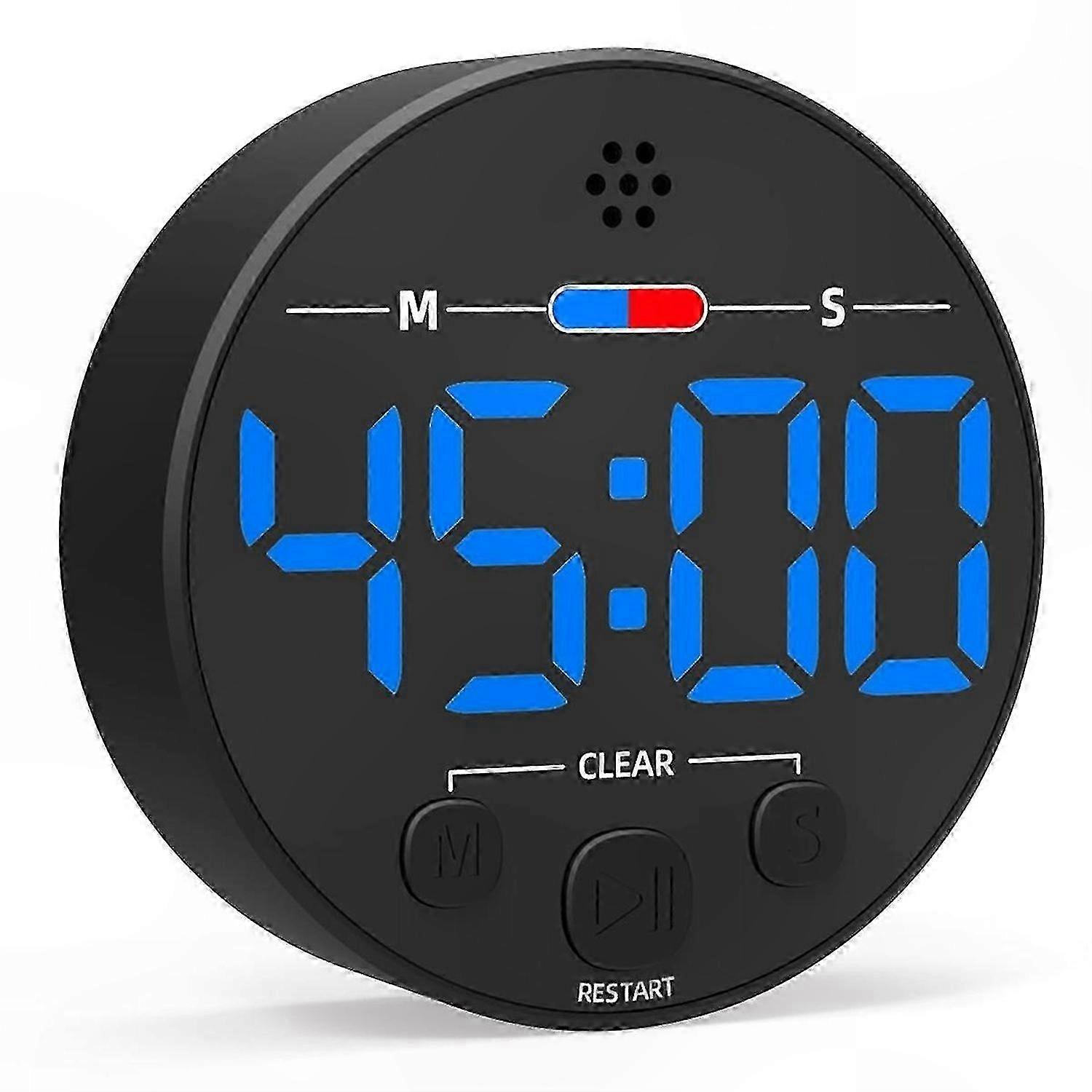 LED Display Countdown Timer - Perfect for Home, Office, Study, and Play - Magnetic Backing