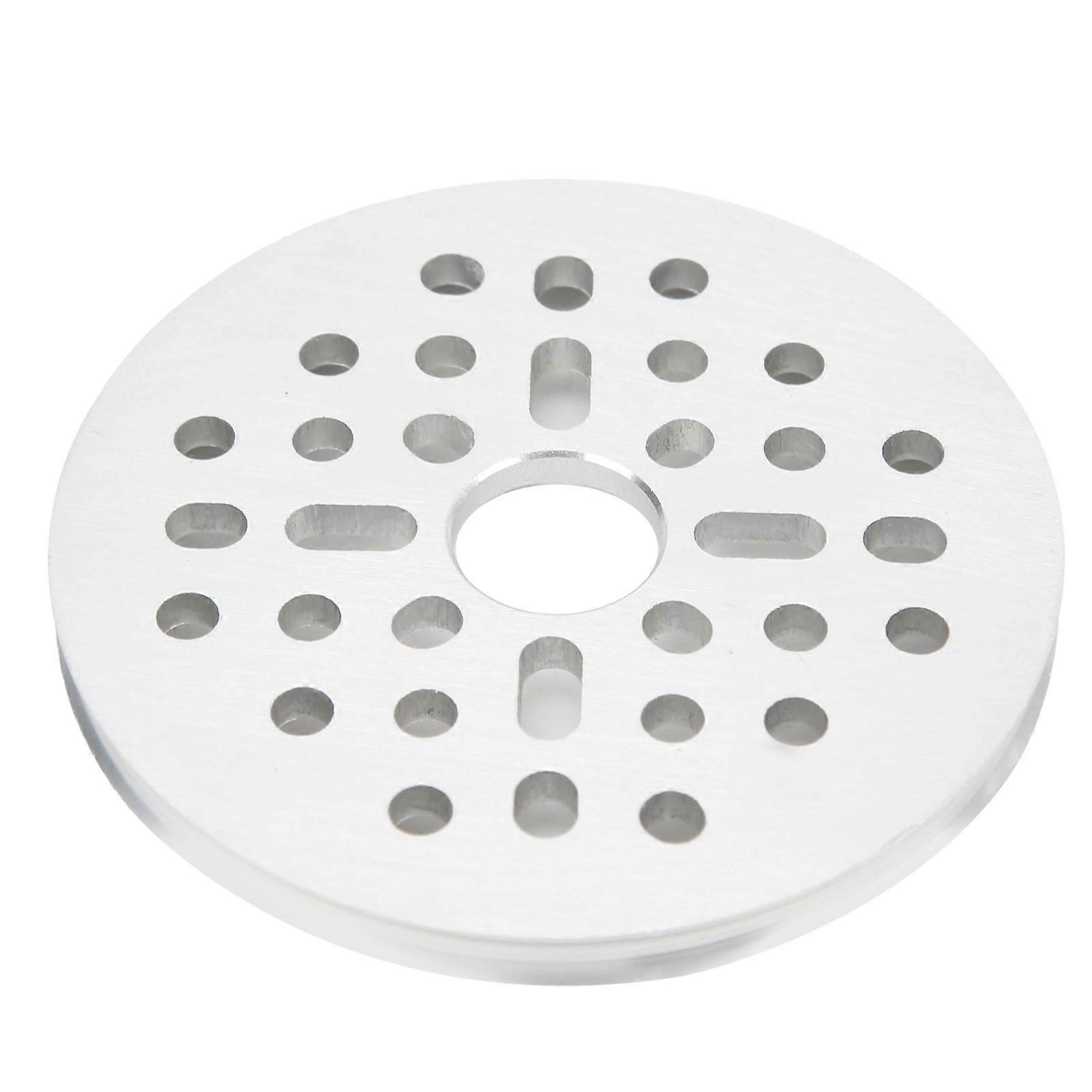 Round Belt Pulley Aluminum Alloy 14mm Aperture Stable Low Noise Clamp Fixed Drive WheelPD 64mm