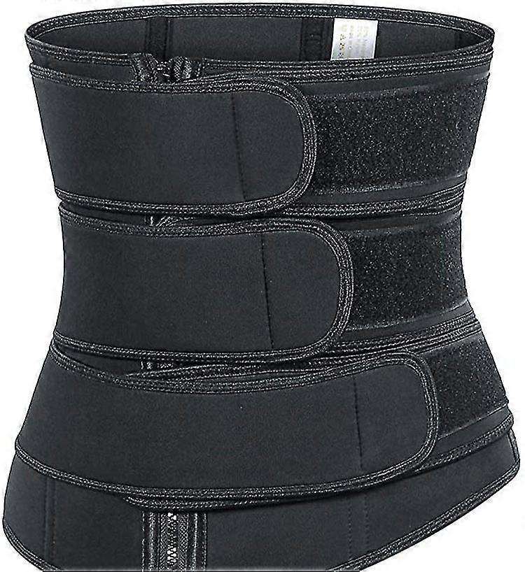Abdominal Binder Postpartum Post-operative Post-surgery Wrap Abdomen Three Support Belt Black