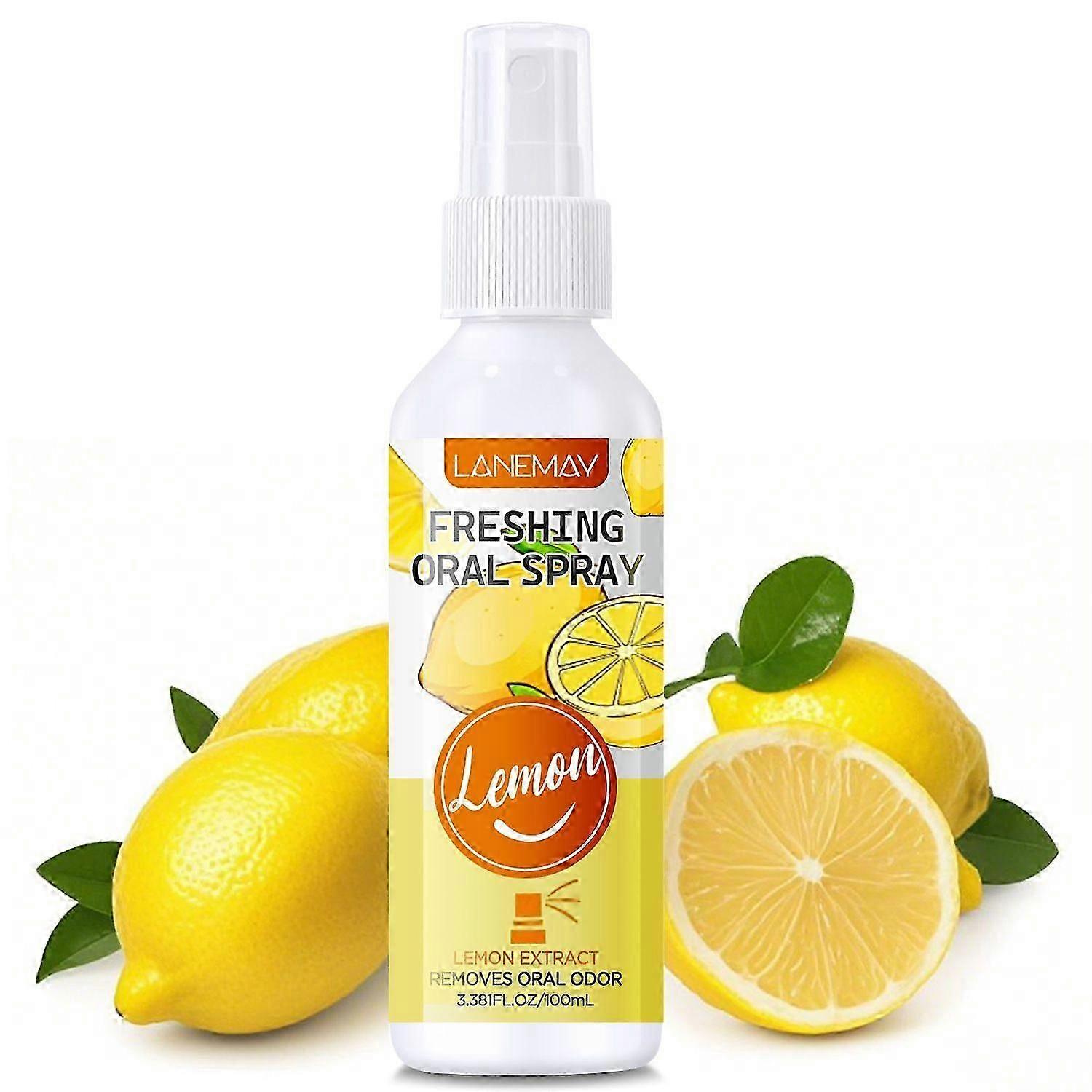 תרסיס לפה לימון, תרסיס לנשימה רעננה, תרסיס אוראלי בטעם פירות, תרסיס מרענן לנשימה פירותית, נלחם בריחות בפה, נייד קטן