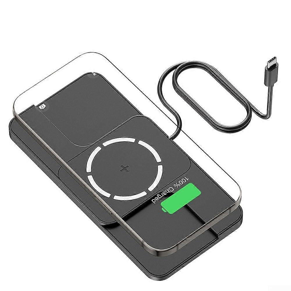 Car Wireless Charger Dashboard Phone Mount Stand With Fast Charging And AntiSlip Pad For Smartphones