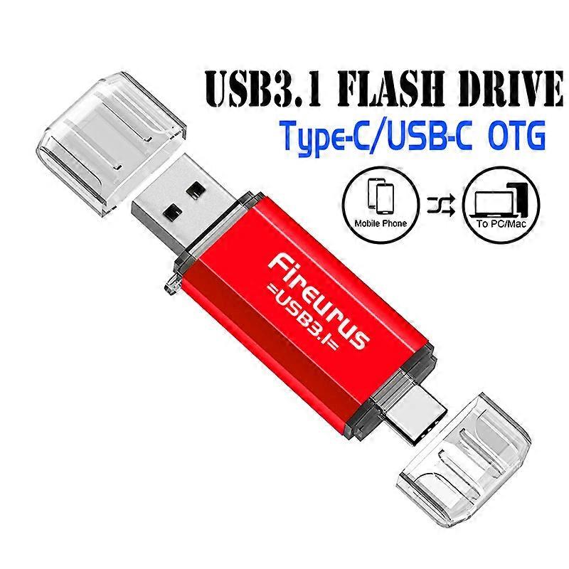 Type C USB Flash Drive OTG 2 IN 1 USB3.1 Micro USB Pen Drive 256GB 128GB 64GB 32GB Pendrive Flash Drive