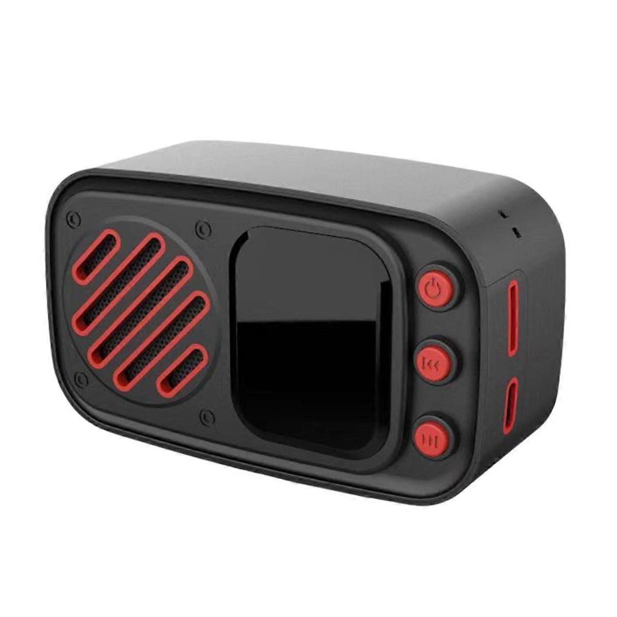 AI Chat Robot Retro Speaker Chatbot 2.0-Inch Display ESP32-S3 AI Voice Chat Robot Doubao Xiaozhi AI Speaker Black