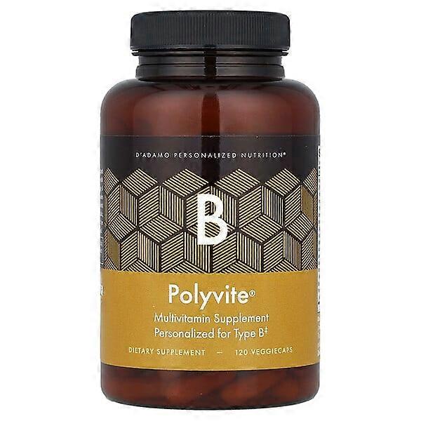 D'adamo, PolyviteÃÂÃÂ® B, Multivitamin Supplement, 120 VeggieCaps