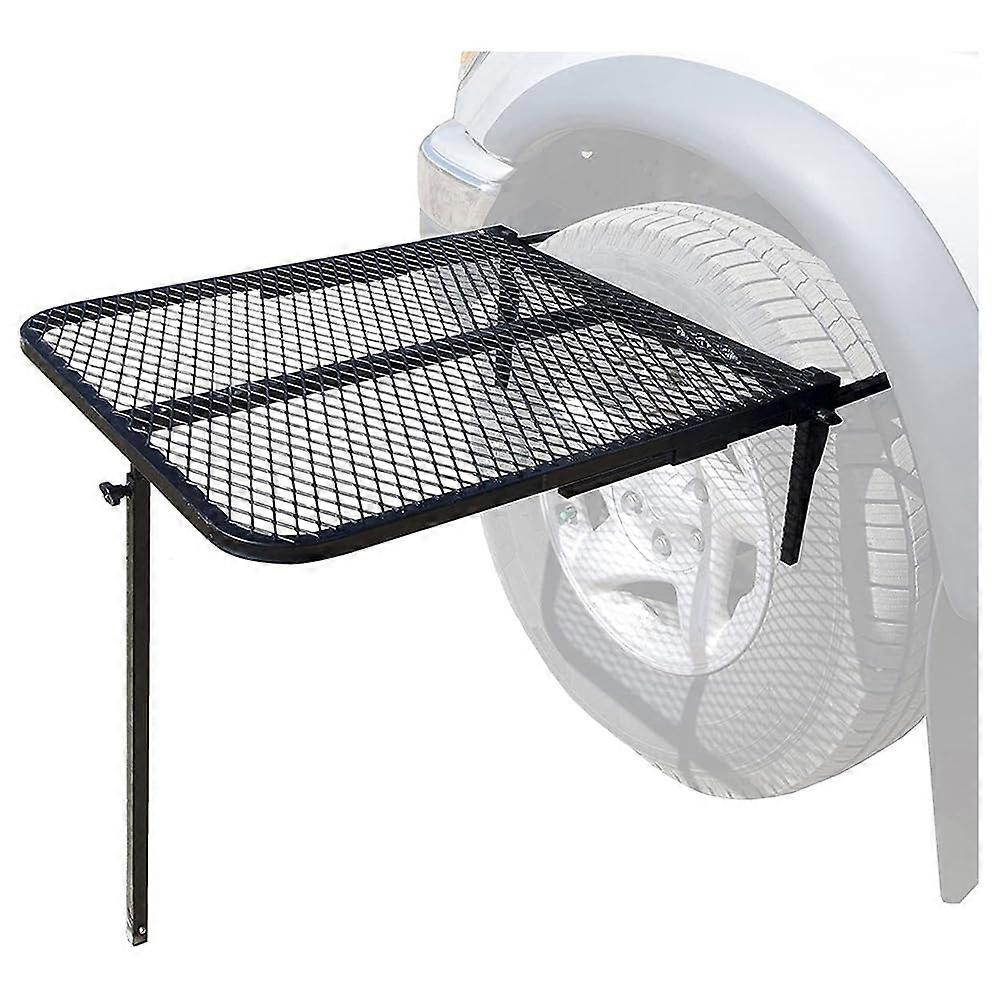 Portable Car Tire Picnic Table, Folding Table With Adjustable Height