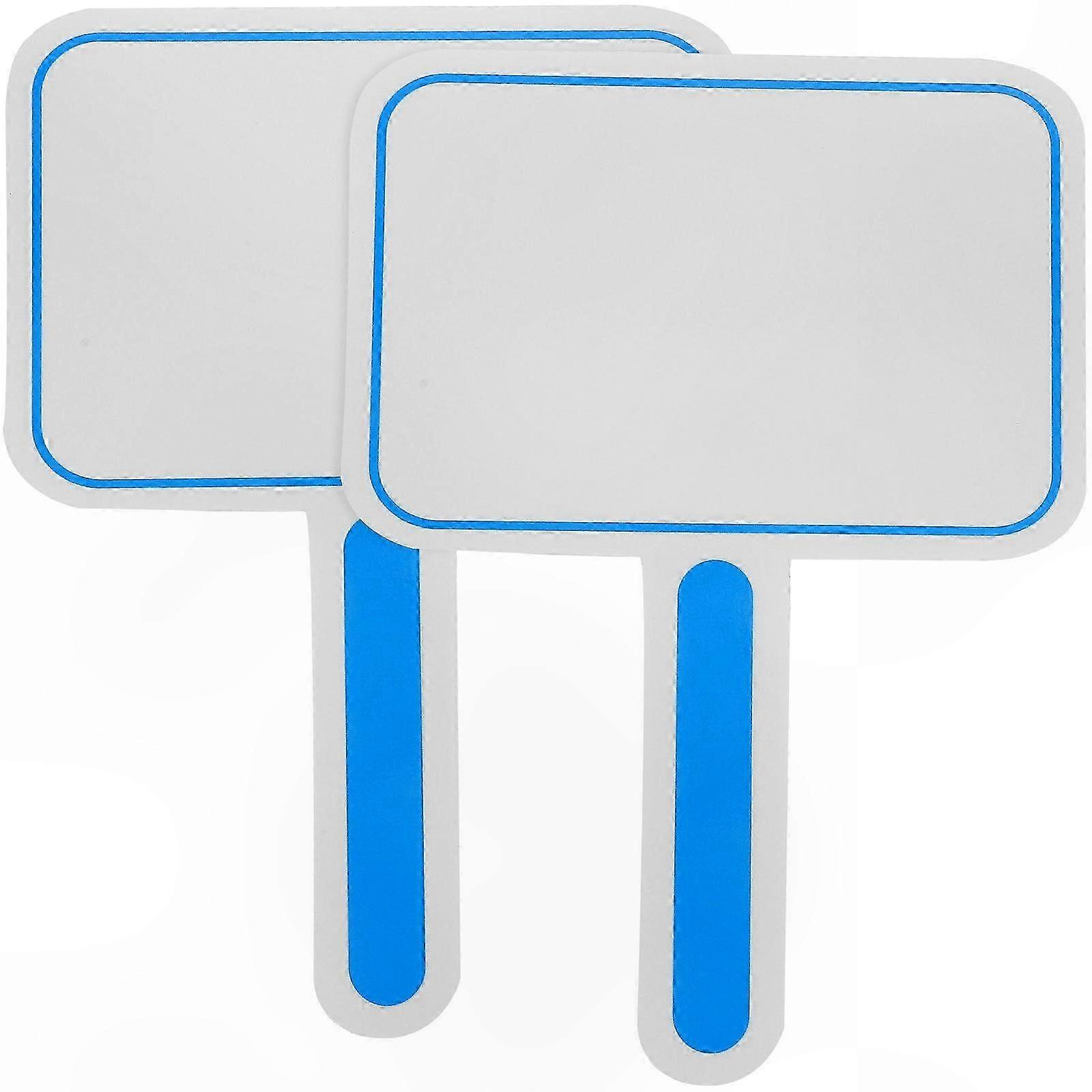 Double-Sided Portable Whiteboards with Paddles for Classroom and Office Use