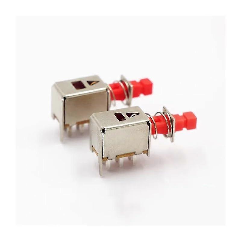Straight Key Switch SixPin Unlocked Self Rest Power Amplifier Power Switch 10 Pieces