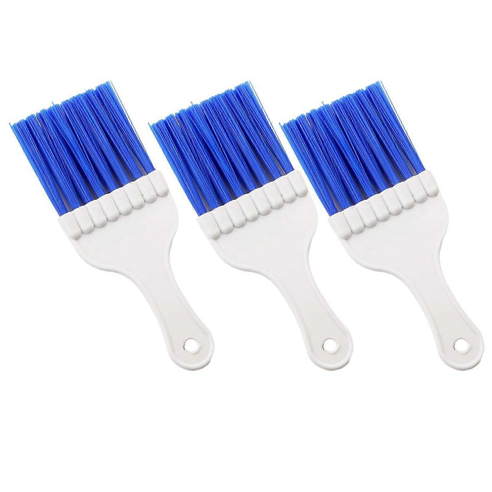Jikaixiang 3/6Pcs Air Conditioner Condenser Cleaning Brush with Ergonomic Handle Portable Multipurpose Refrigerator Coil Cleaner Brush