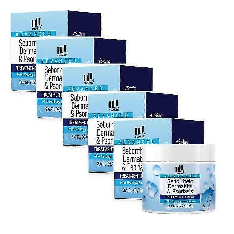 1-5x Seborrheic Dermatitis Cream, Anti Fungal Shampoo, Scalp Treatment for Psoriasis, Folliculitis, Dry Scalp, Anti-Itch, Sooth