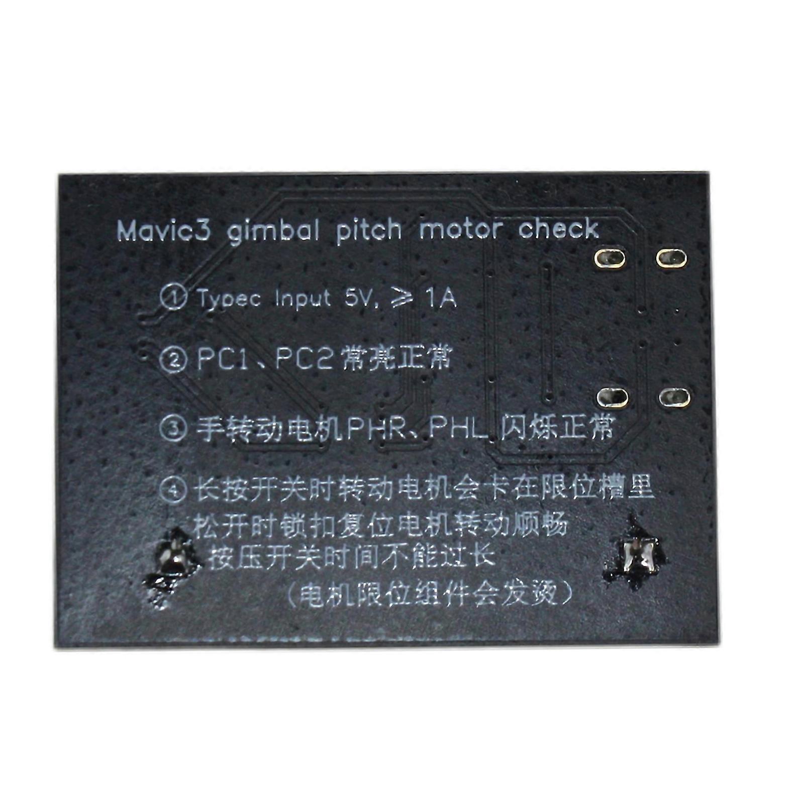 Gimbals Pitches Motor Check Testing Board Strumento di test preciso del motore per Yu 3 Riparazione di sostituzione Perfette condizioni Multicolor