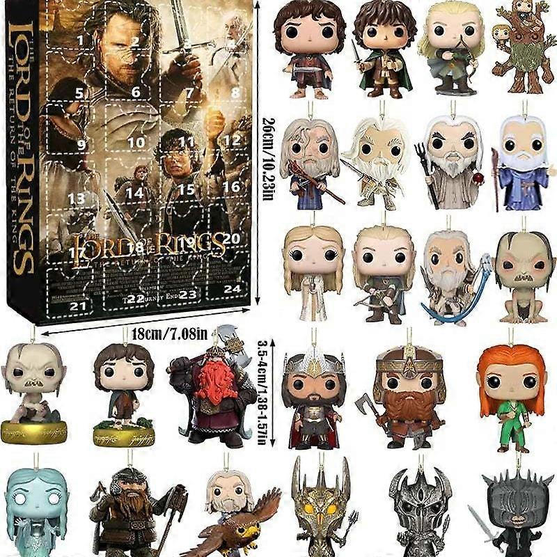 Weihnachtsbaumschmuck-Überraschungsbox – „Der Herr der Ringe“-Acryl-Anhänger