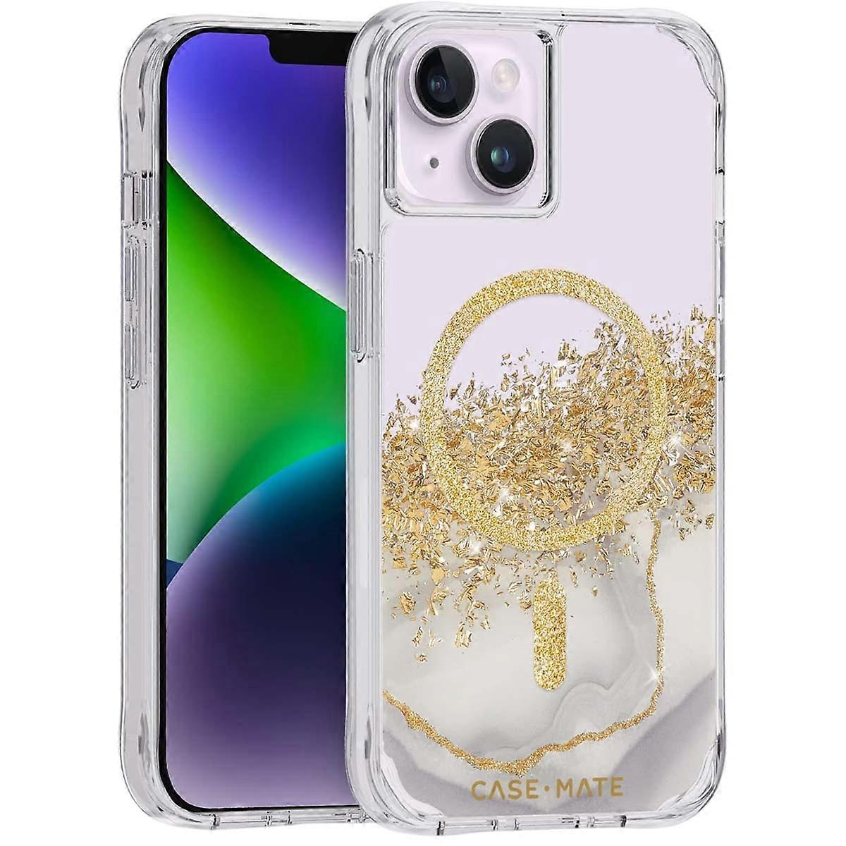 MagSafe Case for iPhone 14 Plus Series Karat Ultra Stylish Resistant, Gold