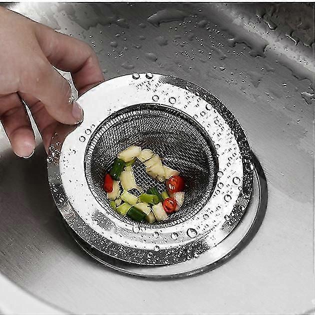 2stk Køkken Opvaskemaskine Håndvask Filter Skærm Rustfrit stål Opvask Lækage skærm Køkkenvask Filter Skærm Anti blokering og anti lugt 