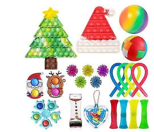 Δώρο Χριστουγέννων που τίθεται Χριστούγεννα Diy μικρά δώρα συμπιέζουν μουσική vent αποσυμπίεση παιχνίδια γενεθλίων δώρα B6