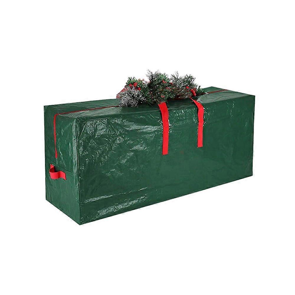 Christmas Tree Storage Bag 1.59ft Waterproof With Reinforced Handles And Dual Zipper Green 122x38x50cm