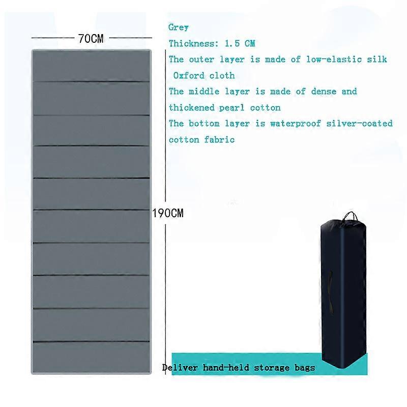 Tapis de sieste de bureau, tapis de sol pliable d'extérieur résistant à l'humidité, tapis de sol pour camping, tapis de sol de repos
