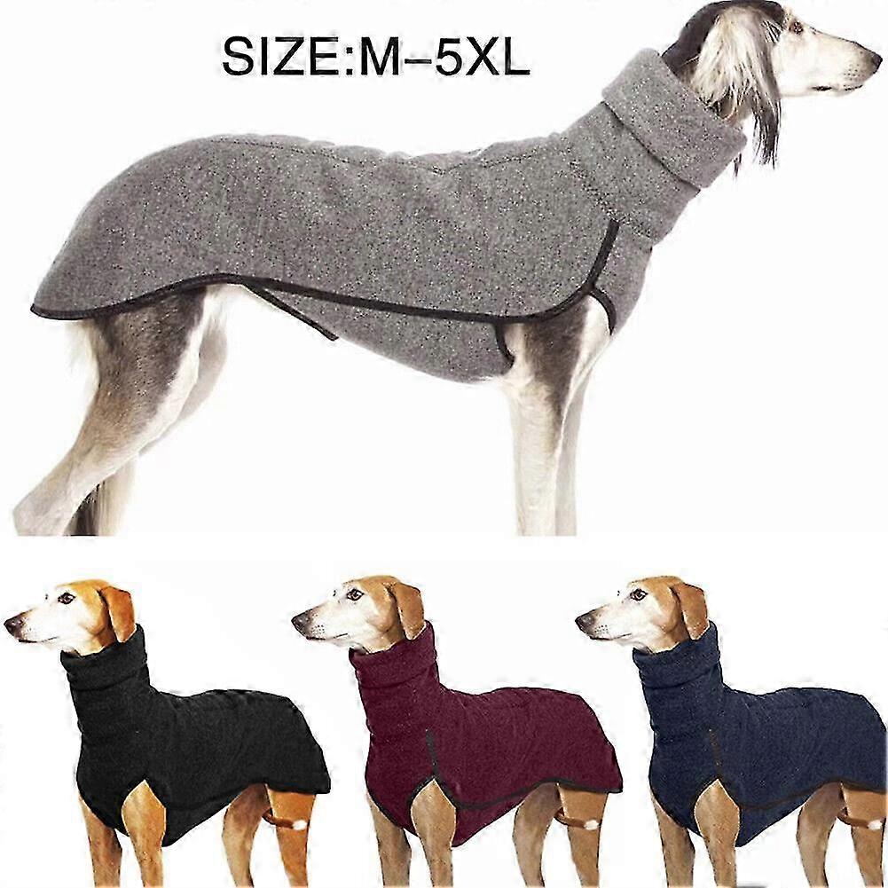 Pull pour lévrier Whippet, manteau pull à col montant pour chien de race Lurcher