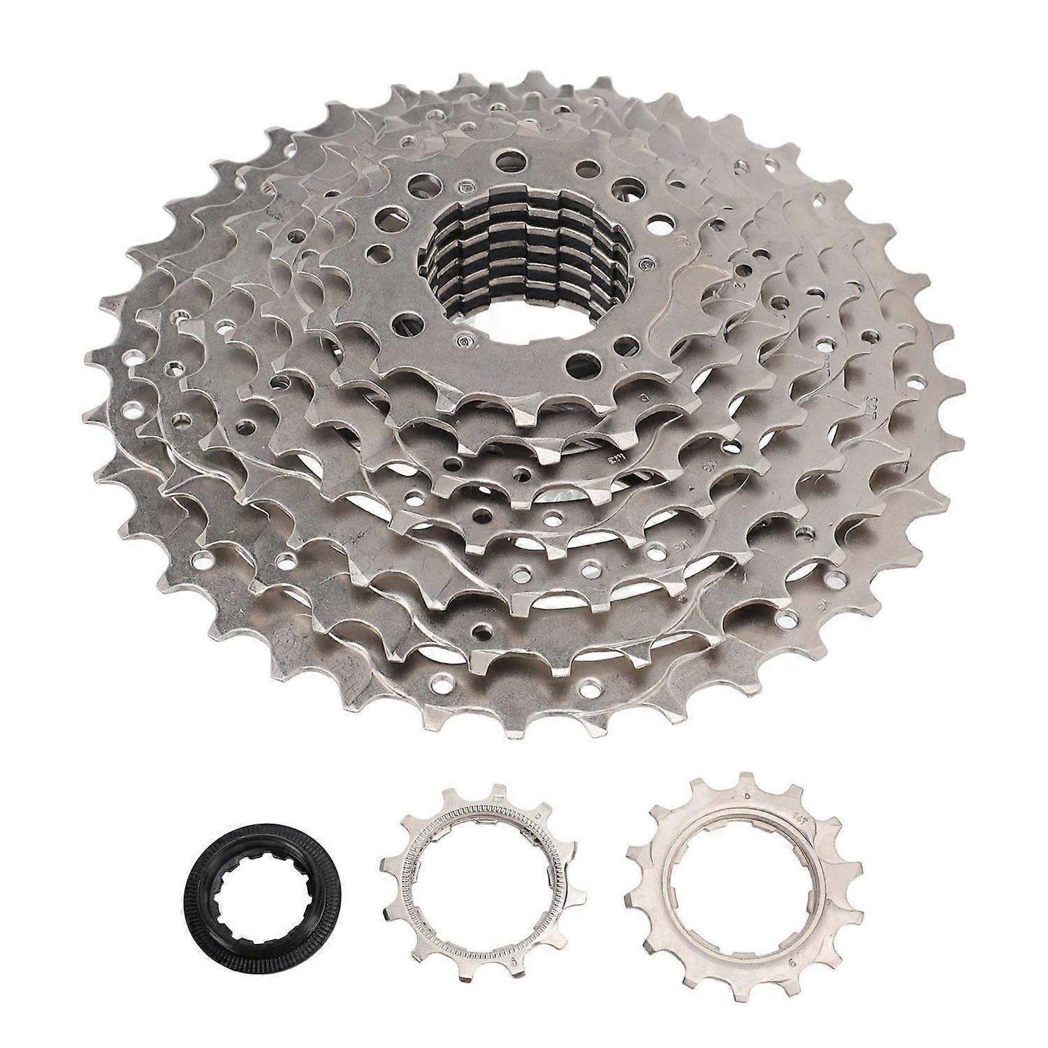 9 Speed 12‑36T Freewheel 9 Speed Cassette Aluminum Alloy Bike Bicycle Freewheel for Electric Bike Mo