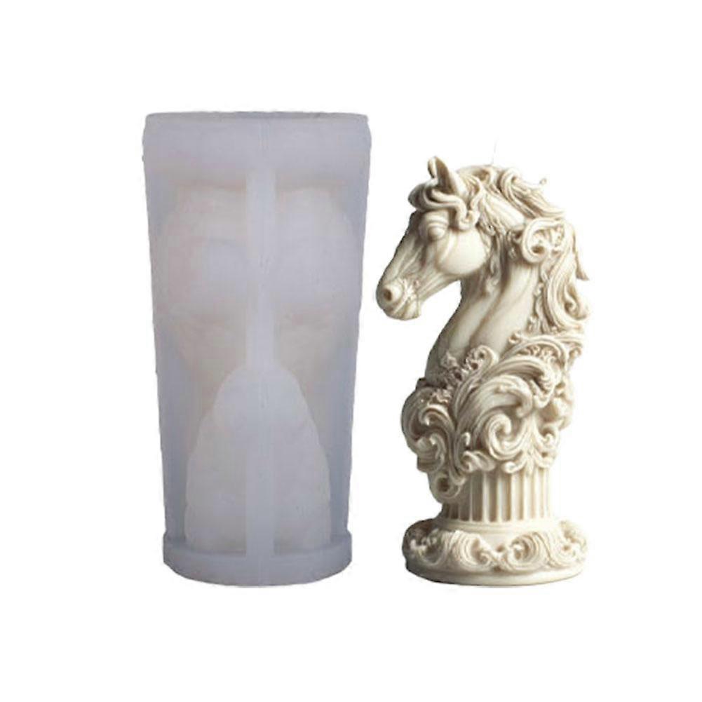 3D Häst Totem Aromaterapi Silikonform