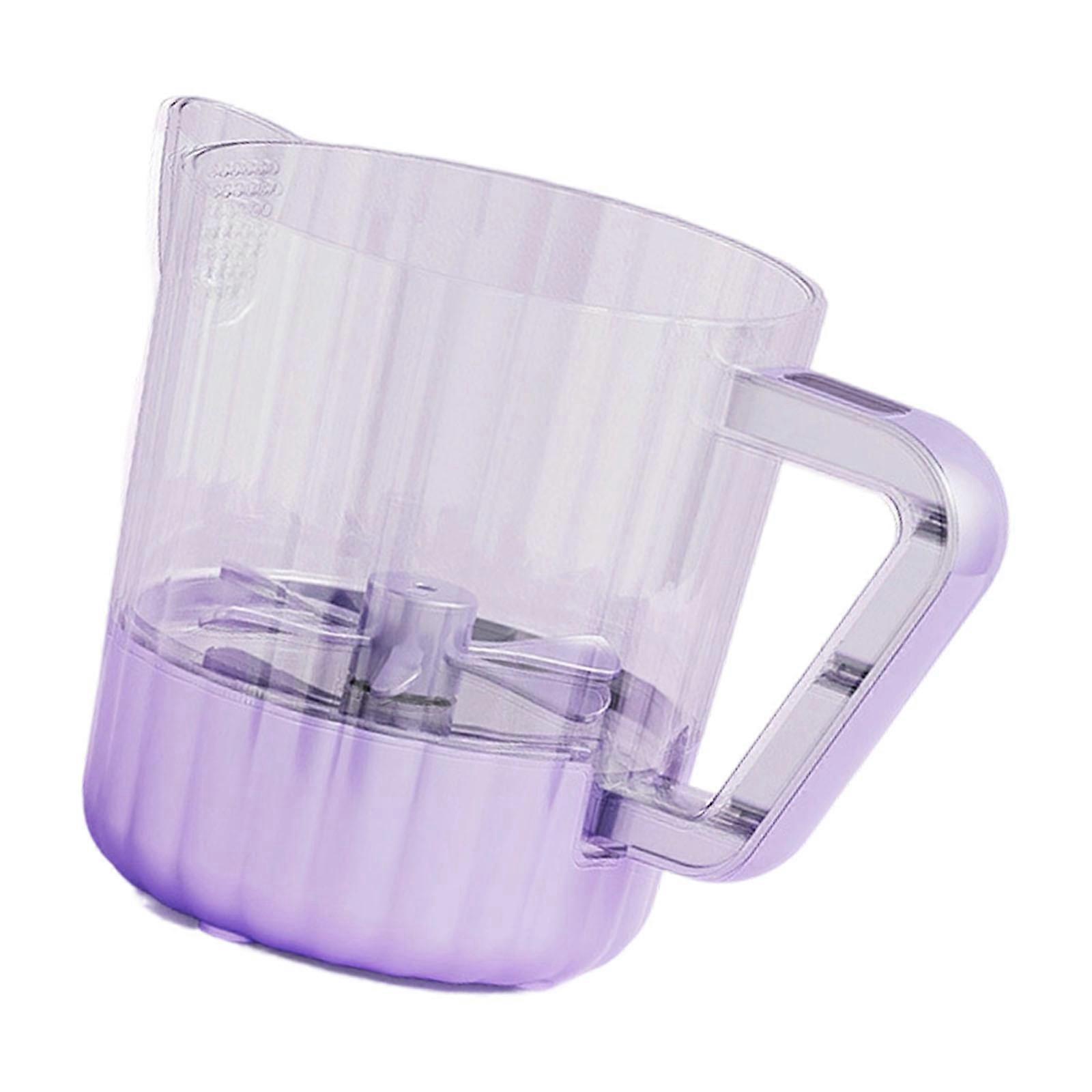 1L Electric Mixer with ABS Construction Visible Measurement Lines Comfortable Grip Suitable for Extended Baking  Purple
