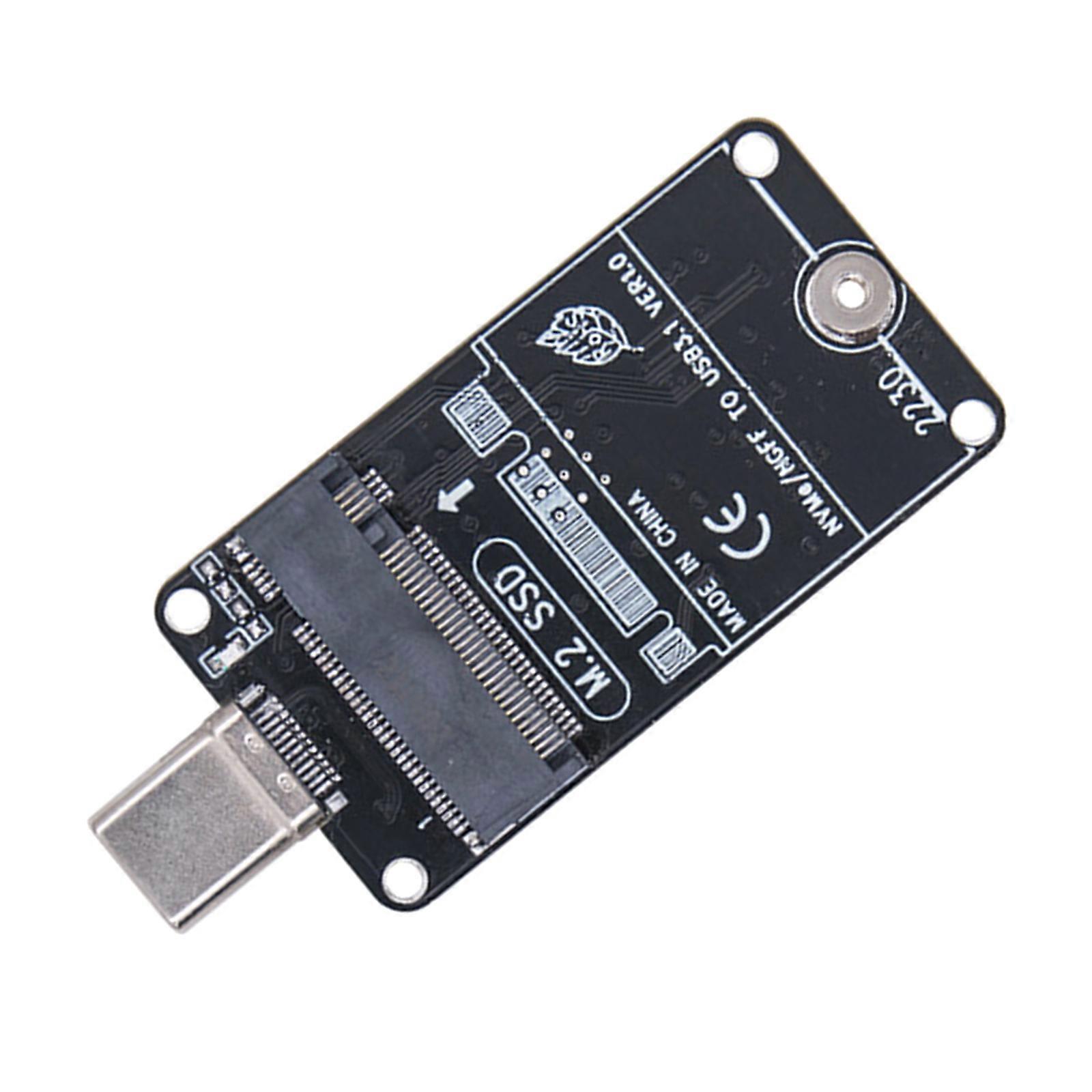 M.2 2230 SSDs to USB C Converters Two Protocol Support for Laptop Tablets External Storage Expansion Multicolor