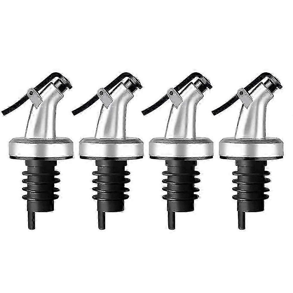 4 قطع زيت سدادة المدفق ، منصب زجاجة مانعة للتسرب ، صنبور زيت الزيتون مانعة للتسرب ، مع غطاء الغبار ، ل Oi (التشابك)