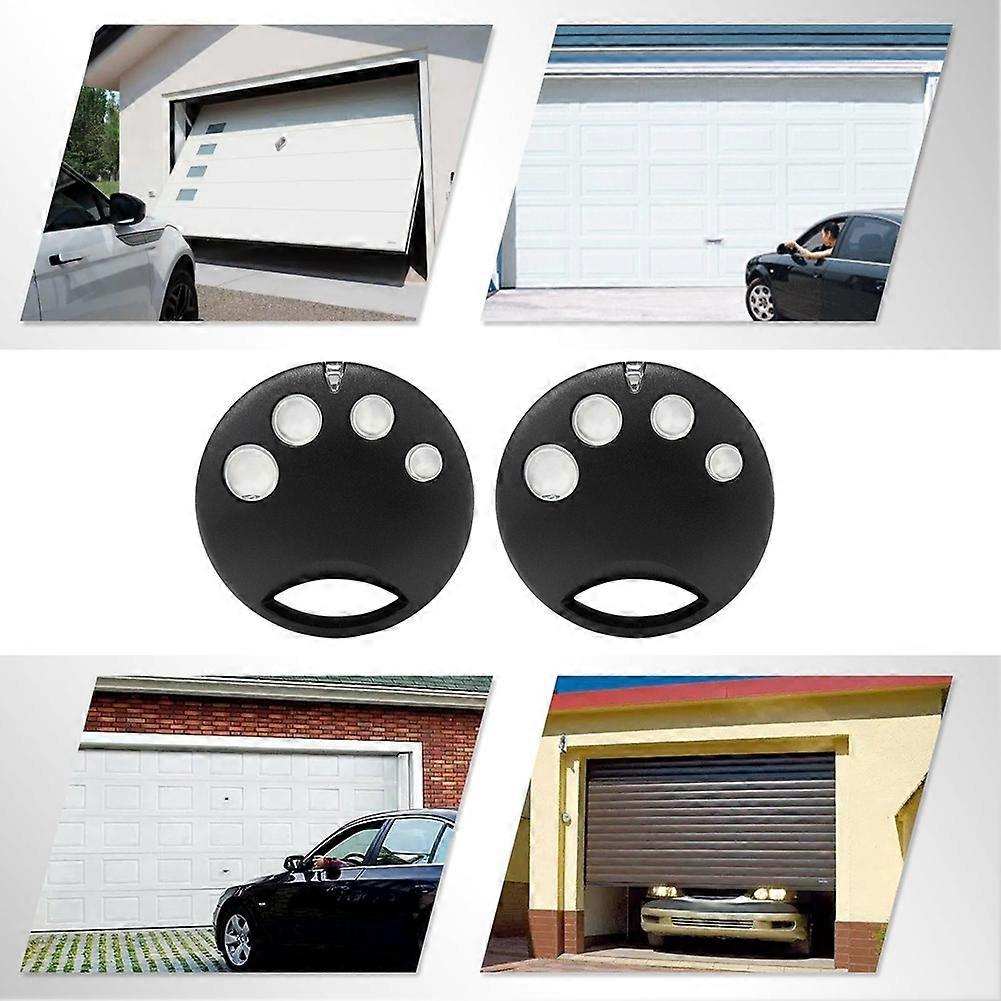2Pcs Garage Door Remote Control 4 Button SM4 433.92mhz Rolling Code Gate Opener Key Transmitter